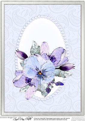 A4 Posy & Pearls