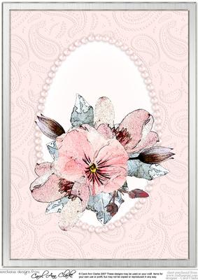 A4 Posy & Pearls