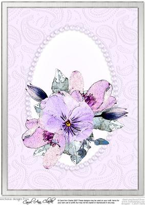 A4 Posy & Pearls