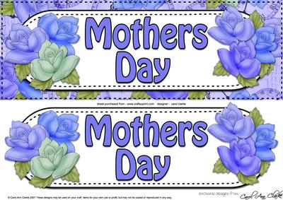 Large Dl Mothers Day Roses Card & 3D Decoupage
