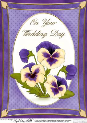 A4 Pansy - Wedding Day
