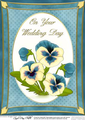 A4 Pansy - Wedding Day