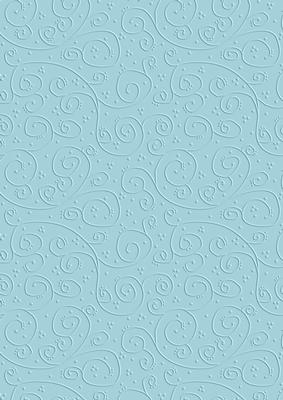 Shabby Summertime 'swirls Embossed' Backing Paper