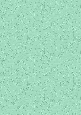 Shabby Summertime 'swirls Embossed' Backing Paper