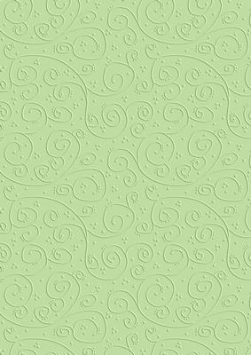 Shabby Summertime 'swirls Embossed' Backing Paper