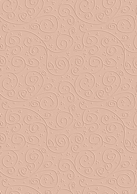 Shabby Summertime 'swirls Embossed' Backing Paper