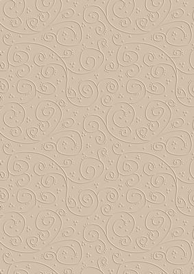 Shabby Summertime 'swirls Embossed' Backing Paper