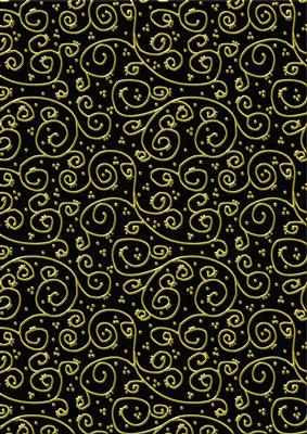 Neutrals 'metallic Swirls - Gold' Backing Paper