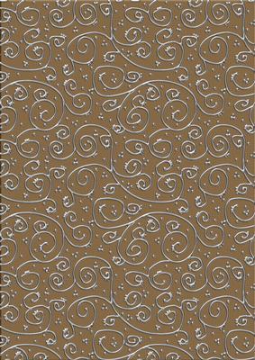 Neutrals 'metallic Swirls - Silver' Backing Paper