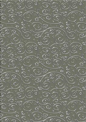 Neutrals 'metallic Swirls - Silver' Backing Paper