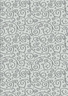 Neutrals 'metallic Swirls - Silver' Backing Paper