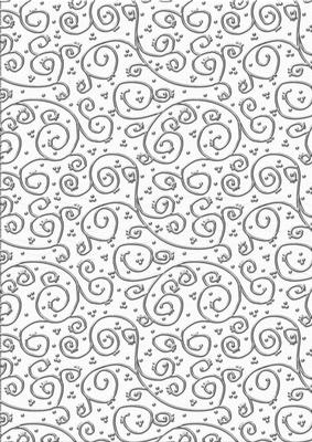 Neutrals 'metallic Swirls - Silver' Backing Paper