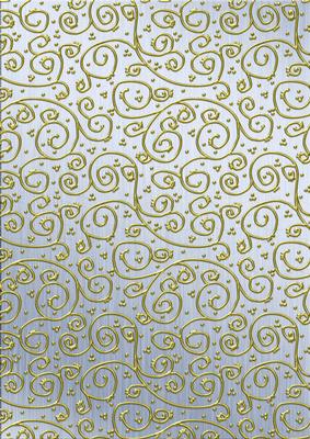 Metallics 'metallic Swirls - Gold' Backing Paper