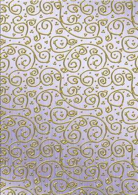 Metallics 'metallic Swirls - Gold' Backing Paper