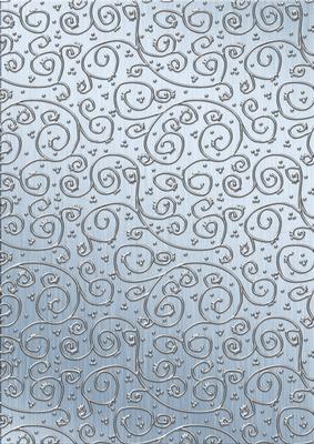 Metallics 'metallic Swirls - Silver' Backing Paper