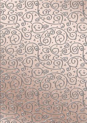 Metallics 'metallic Swirls - Silver' Backing Paper