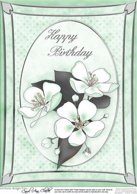 A4 Apple Blossom - Birthday