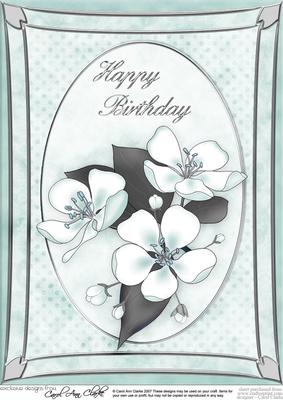 A4 Apple Blossom - Birthday