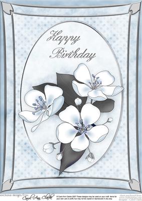 A4 Apple Blossom - Birthday