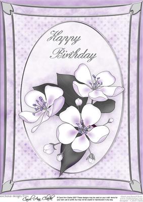 A4 Apple Blossom - Birthday