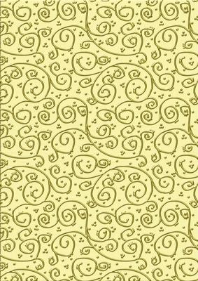Shabby Summertime 'metallic Swirls - Gold' Backing Paper