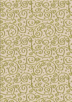 Shabby Summertime 'metallic Swirls - Gold' Backing Paper