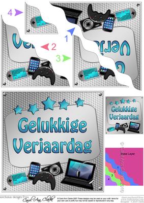 Dutch Birthday Gadgets Wavy Corner Stacker