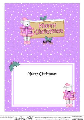 Merry Christmas Westie Dog Signpost 5x7 Matching Insert