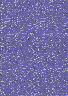 Pretty Rose 'metallic Swirls - Silver' Backing Paper