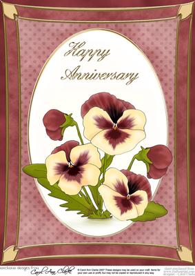 A4 Pansy - Anniversary