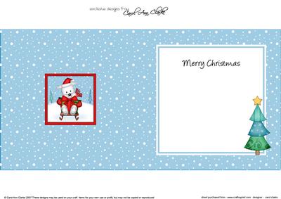 Xmas Westie Dog Approx 5.5" x 5.5" Square Insert