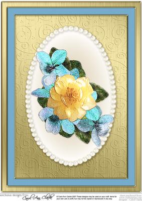 A4 Flowers & Pearls