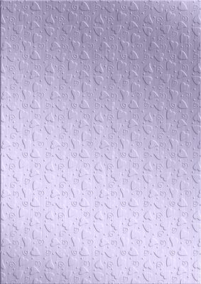 'metallic Hearts Embossed' Backing Paper