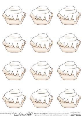 Xmas Mince Pies 3D Decoupage Sheet