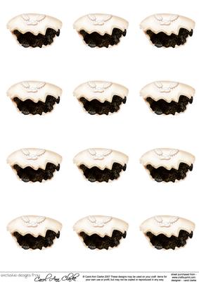 Xmas Mince Pies 3D Decoupage Sheet