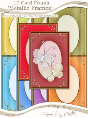 Luscious Berries 'gold Metallic Frame' Card Fronts Kit