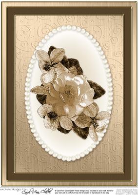 A4 Flowers and Pearls