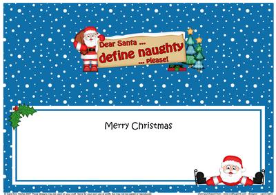 Xmas Dear Santa  -  Signpost Lge Dl Matching Insert