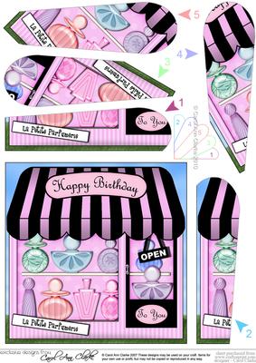 The Little La Petite Parfumerie Shop Fan Pyramage Topper