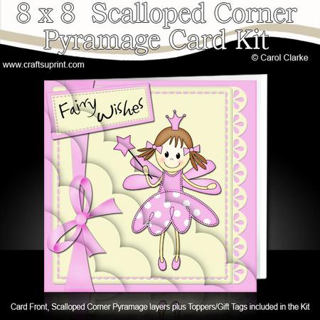 8 x 8 Fairy Twinkletoes and Lace Scalloped Corner Kit