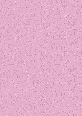 'swirls Embossed' Backing Paper - Pretty Daisy Colours