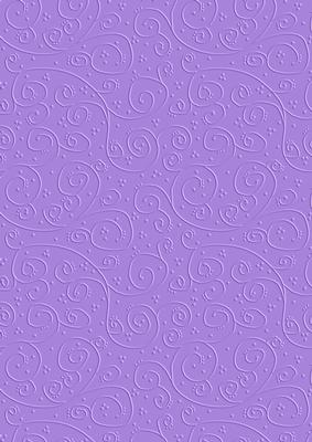 'swirls Embossed' Backing Paper - Pretty Daisy Colours