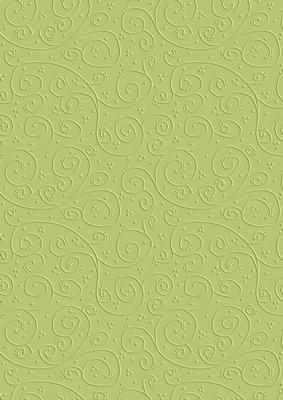 'swirls Embossed' Backing Paper - Pretty Daisy Colours