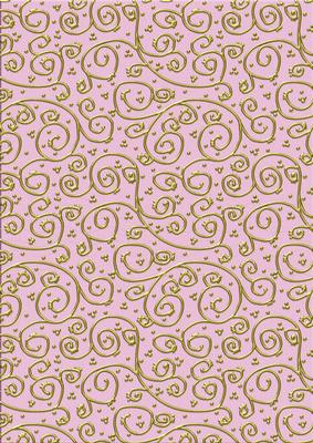 'gold Metallic Swirls' Backing Paper - Pretty Daisy Colours