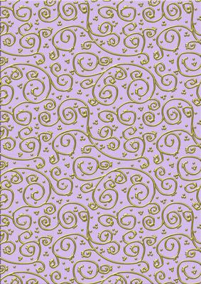 'gold Metallic Swirls' Backing Paper - Pretty Daisy Colours