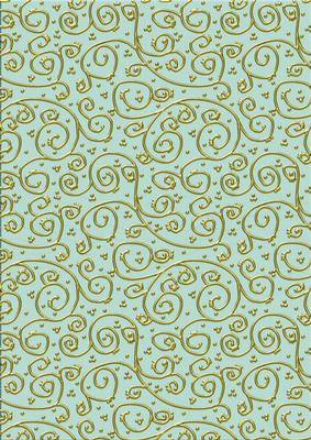 'gold Metallic Swirls' Backing Paper - Pretty Daisy Colours