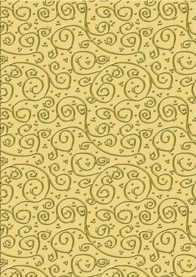 'gold Metallic Swirls' Backing Paper - Pretty Daisy Colours