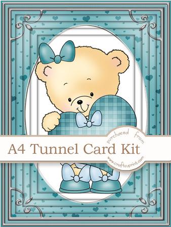 A4 Rosie's Heart in Jade Tunnel Card Kit