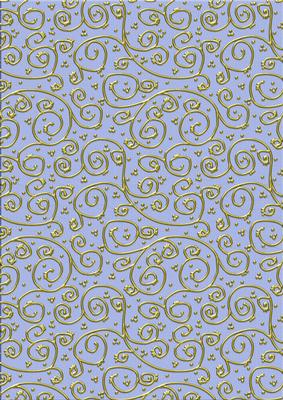 'gold Metallic Swirls' Backing Paper - Men's DIY Colours