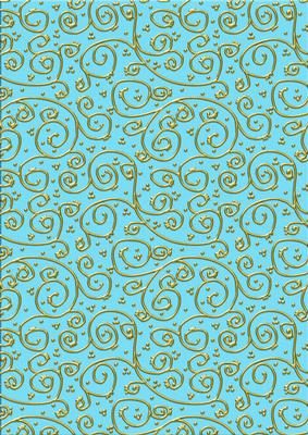 'gold Metallic Swirls' Backing Paper - Men's DIY Colours